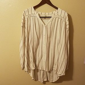 Amuse society oversized blouse